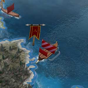 Courrier des guerriers par bateau