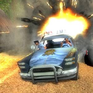 Just Cause - Explosion de voiture de police