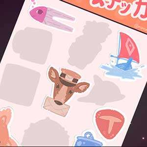 autocollants aléatoires