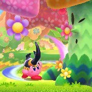 Kirby Triple Deluxe Nintendo 3DS Flowery Woods