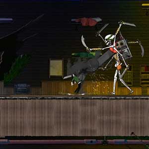 une série d'ennemis