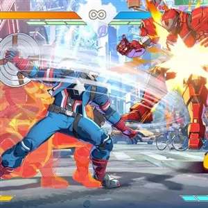 Marvel Tokon Fighting Souls - Captain America vs Iron Man