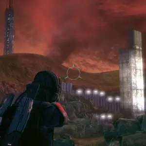 Mass Effect - Approche de la Tour du Spatioport