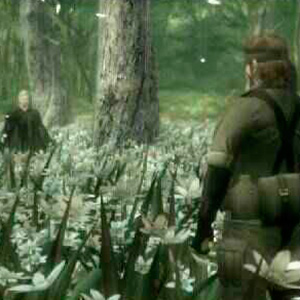 METAL GEAR SOLID 3 Snake Eater Master Collection - Jardin de Solid Snake et Big Boss