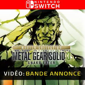 METAL GEAR SOLID 3 Snake Eater Master Collection Nintendo Switch - Bande-annonce Vidéo