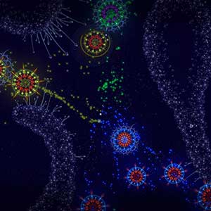 Microcosmum Survival of Cells - 10 Cellules et 3 Bactéries