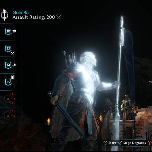 Middle-Earth Shadow of War Bouton D'interaction