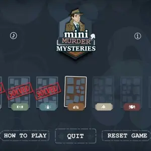 Mini Murder Mysteries - Liste des affaires