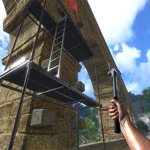 Monuments Flipper - Reconstruction des piliers