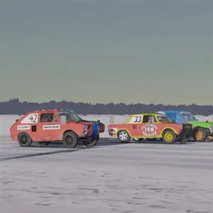 My Winter Car - Course sur Piste de Glace