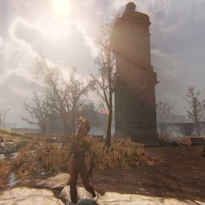 abandoned cars and buildings