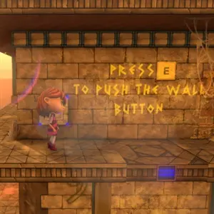 Nia: Jewel Hunter - Pousser le bouton du mur