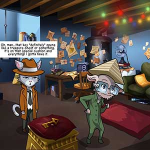 Nine Noir Lives - L'inspecteur Cuddles fait une déduction