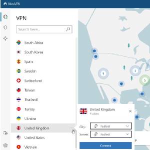 NordVPN - Serveurs