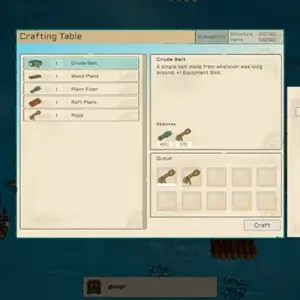 Oceaneers - Table de craft