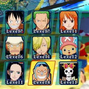 One Piece Unlimited World Red - Personnages