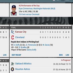 Out of the Park MLB Scores