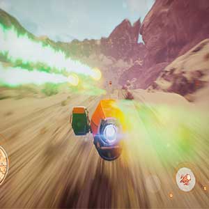 coureur en vol stationnaire agressif