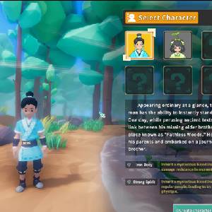 Pathless Woods - Sélection du Personnage