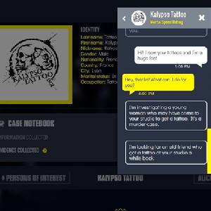 PCI Public Crime Investigation - Tatouage Kalypso