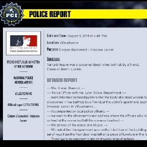 PCI Public Crime Investigation - Rapport de Police