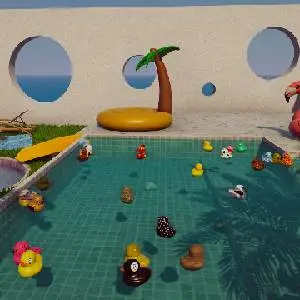 Placid Plastic Duck Simulator Ducks Galore - Piscine