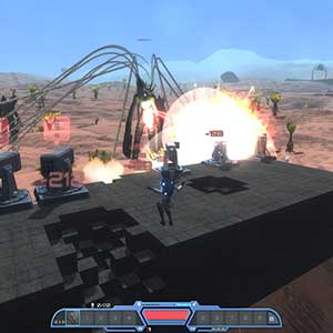 écraser sur la planète