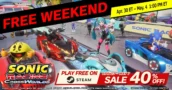 Jouez à Sonic Racing CrossWorlds Gratuitement Ce Week-End Sur Steam