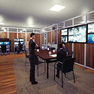 Véhicule de police américain