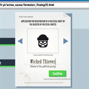 Politics The Game - Créer un Parti Politique