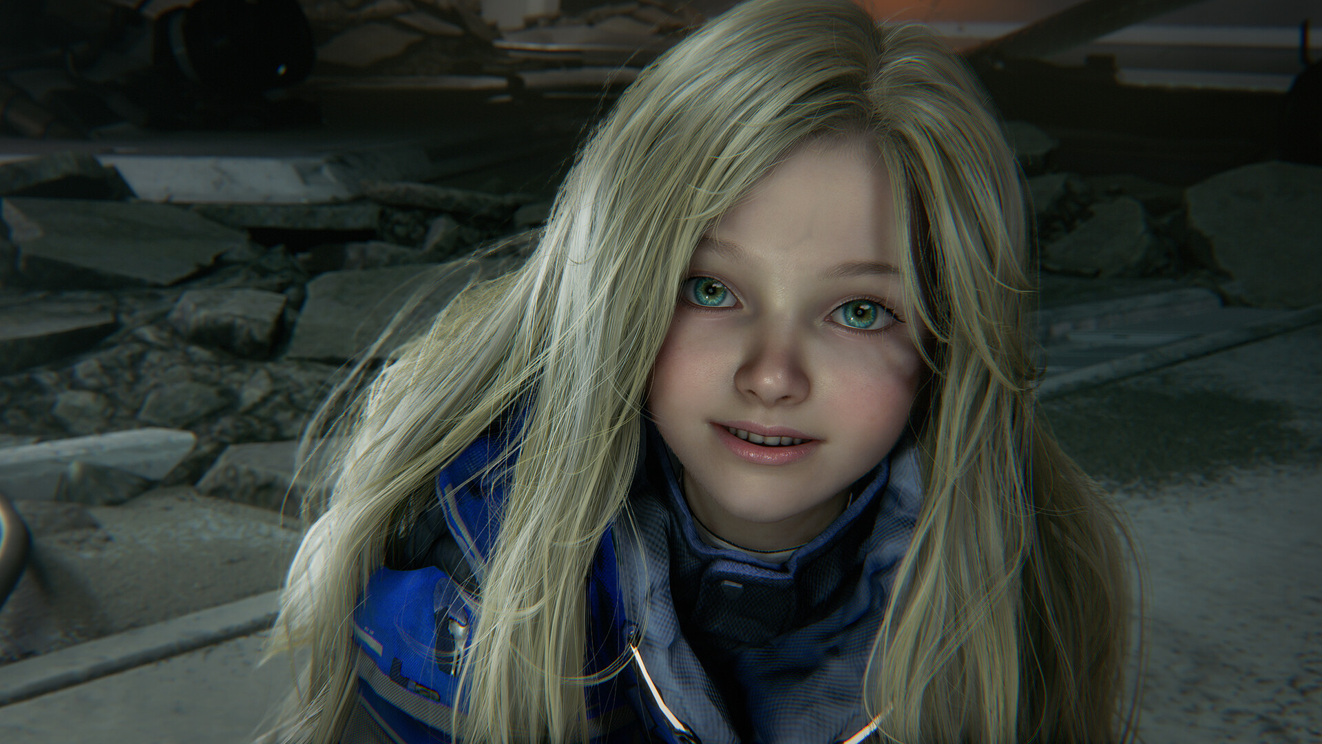 Scène de gameplay PRAGMATA montrant le combat puzzle sci-fi de Capcom