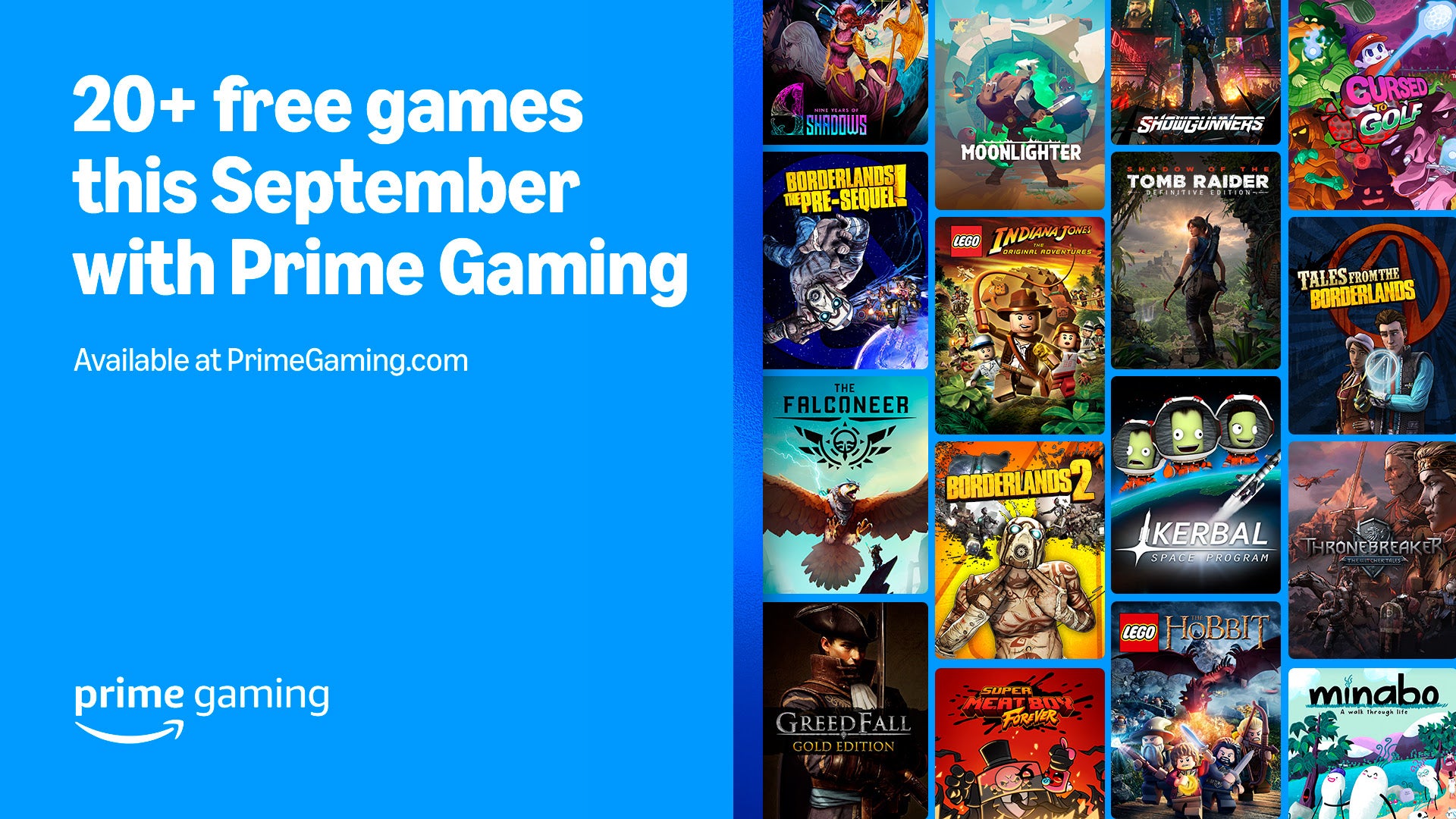 Amazon Prime jeux gratuits septembre 2024