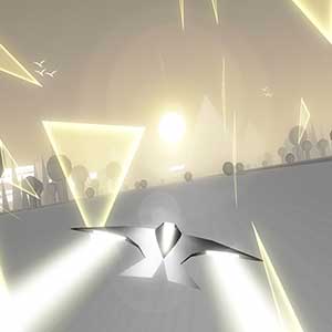 coucher de soleil à une vitesse fulgurante