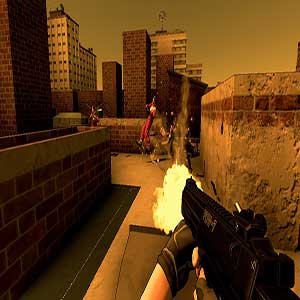 Rapid shooting group of bad guys