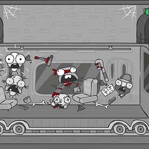 blood and tons of pain