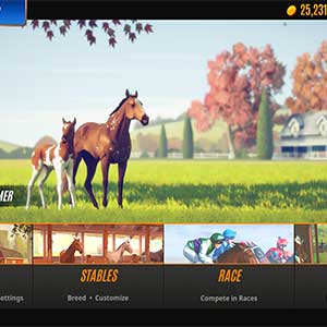 Rival Stars Horse Racing Menu Principal