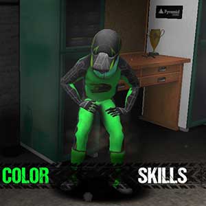 Cavalier s'étirant avant la course