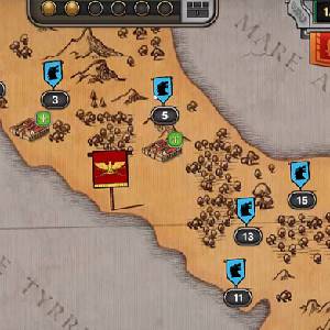 Roman Empire Simulator - Carte d'invasion