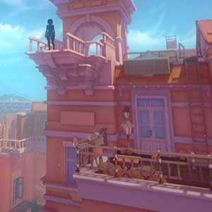 partly submerged city