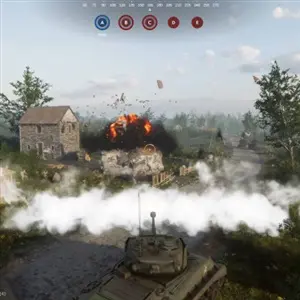 Sherman Commander - Explosion