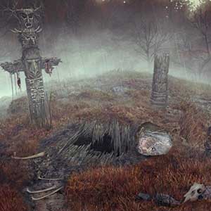 Cimetière effrayant