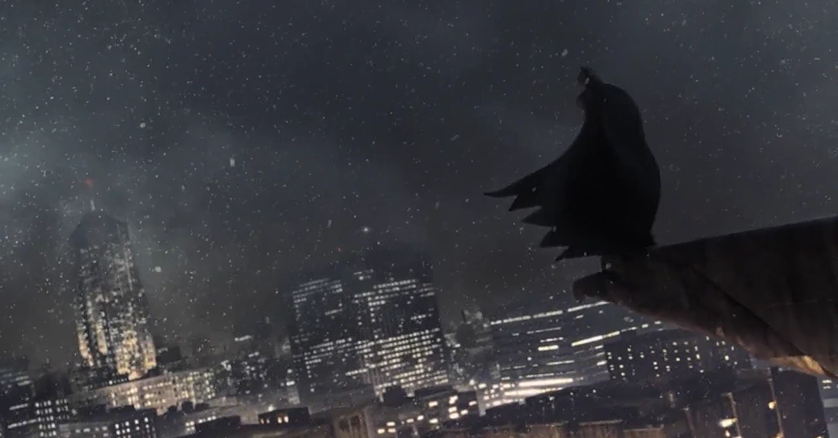 Batman surplombant Gotham City dans le projet annulé Project Apollo