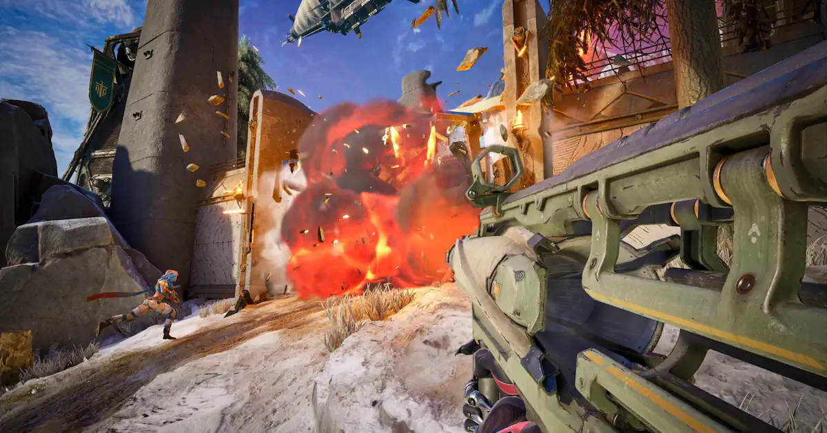 Highguard en plein combat, un contraste saisissant avec la situation actuelle du studio