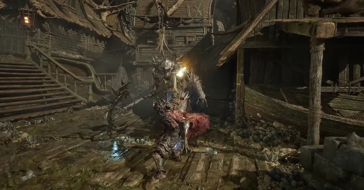 Le combat de boss contre The Scion met en évidence la direction artistique brutale et de dark fantasy qui propulse cette suite