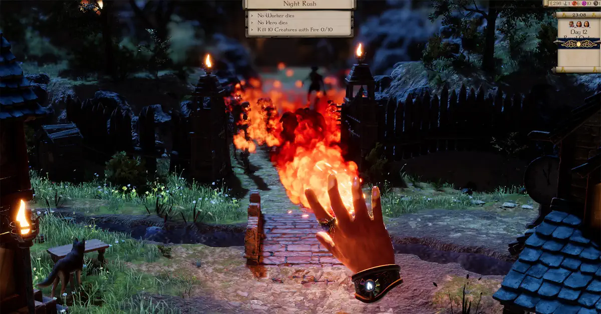 Peter Molyneux revient à ses origines avec un god game mêlant construction de ville et survie nocturne