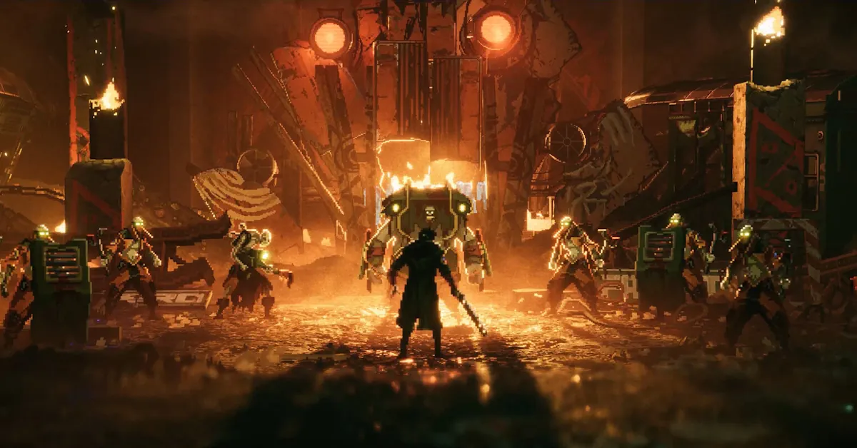 Les somptueux graphismes en pixel art 2.5D de REPLACED donnent vie à ce monde rétro-futuriste