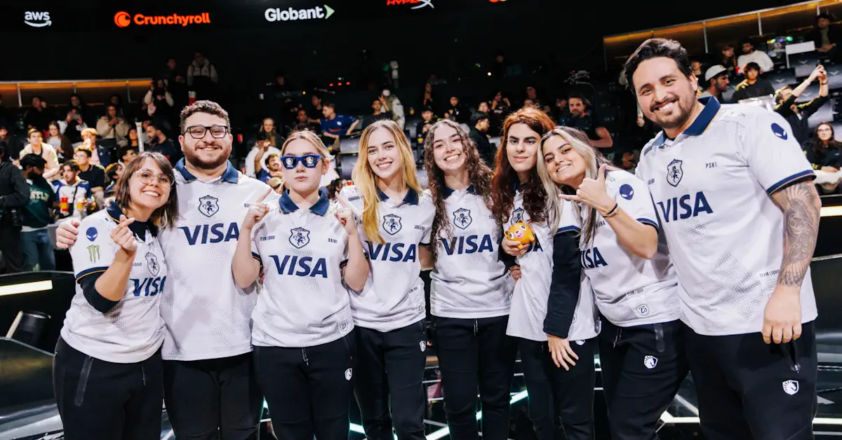 Team Liquid Brazil célèbre sa victoire au VALORANT Game Changers Championship à Séoul