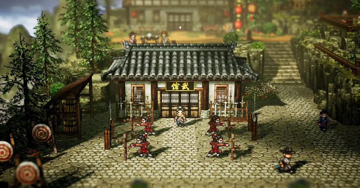 Les graphismes 2.5D combinent un pixel art classique avec des paysages 3D immersifs construits sous Unreal Engine 4 Les graphismes 2.5D combinent un pixel art classique avec des paysages 3D immersifs construits sous Unreal Engine 4