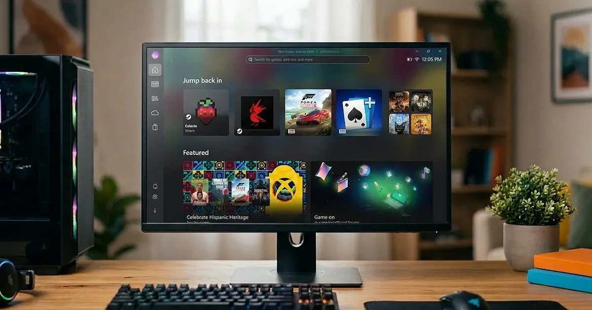 Le mode Xbox importe une véritable interface console directement sur votre PC Windows
