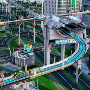 SimCity Cities of Tomorrow Système de tramway